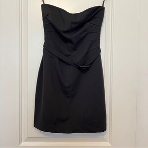 NWT Banana Republic Little Black Dress Strapless Cocktail Dress Womens 0 Petite